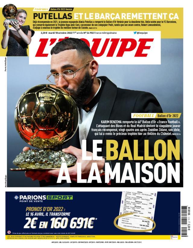 开云体育官网app-全球陪跑本泽马，10月颁出最无悬念金球太晚了！